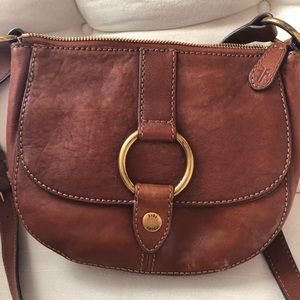 Frye leather crossbody bag